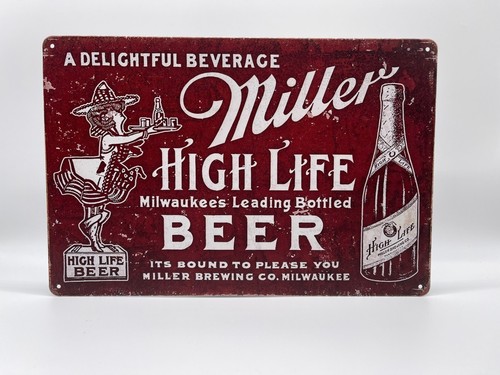 Blechschild miller beer - miller,