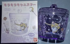 1x Lilane Sailor Moon Plastikdose Lila Acryl Jar Kira Kira Canister Bandai 2019