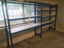 Länge 3,77 m Höhe 2,15m Weitspannregal Schwerlastregal Lagerregal Werkstattregal