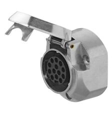 13pol. Anhänger-Steckdose METALL 12V NSL-Abschaltung PVC Jäger-System - 343521MB