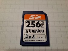 SD Karte Kingston, 256 MB, Klasse unbekannt, siehe Bilder