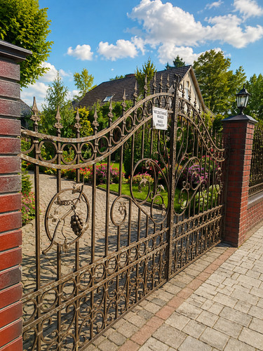 Schmiedeeisen hoftor - schmiedeeisen,