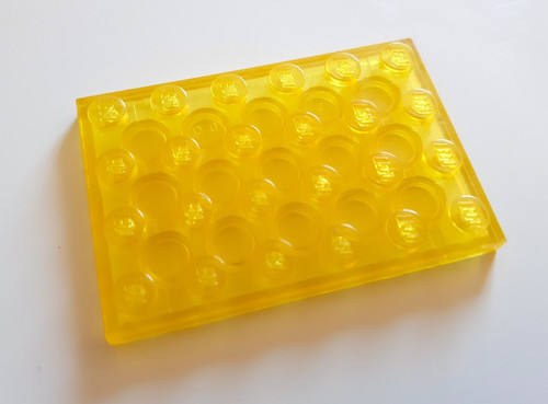 Lego platte 4x6 transparent - 4x6,