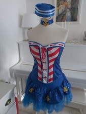 LEG AVENUE Komplett Kostüm 4-teilg Matrosin Starboard Gr.L 36/38 wNEU