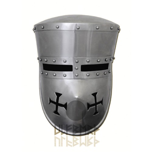 Kreuzritter helm stahl - helm,, 2