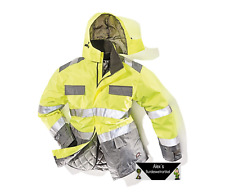 Bullstar Warnschutzjacke Warnjacke Signaljacke Parka Jacke Herren 2in1 Neu 50323