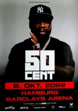 50 CENT - 2022 - Plakat - In Concert Tour - Poster - Hamburg