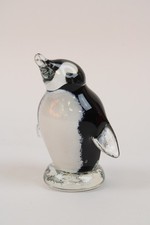 Glasfigur Pinguin Glaskunst
