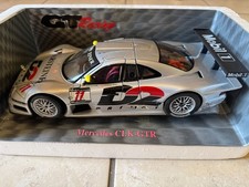 F14-Bi Maisto Mercedes CLK-GTR Street Version silber 1:18 Auto Rennwagen