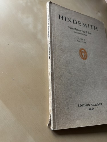 Hindemith symphony b flat - ,