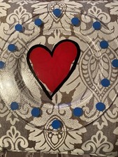 Leonardo Glas Teller Platte Herz