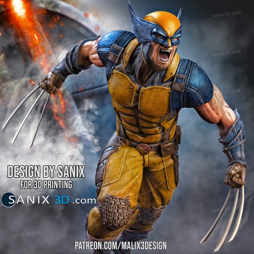 Wolverine men 4 - x-men,, 1/4-1/24