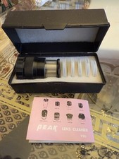PEAK Messlupe 7-fach Vintage in Original Schachtel Plus Zusätzliche Linsen