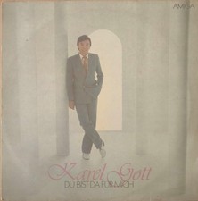 Karel Gott Du Bis Da Fur Mich Vinyl Single 12inch DDR Amiga
