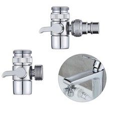 Waschmaschine Wasserhahn Adapter mit automatischem Stoppventil 1 zu 2 Verteiler