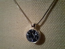 Silbernfarbene Kette Halskette