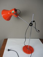 Büroleuchte Architektenleuchte DDR 70er Jahre mit Prüfplaketten