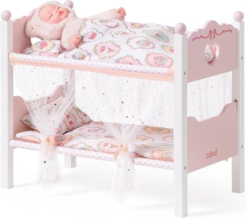 Holzpuppen etagenbett 1 - holzpuppen-etagenbett, 2-in-1