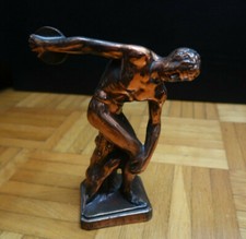 Alte Kupfer Figur Diskuswerfer