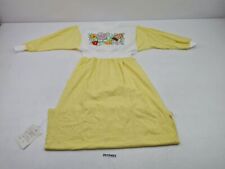 Schlafanzug Nachthemd Mädchen gelb weiß Gr. 116 Graziella Burgstädt alt #2410493
