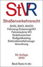 Straßenverkehrsrecht: Straßenverkehrsgesetz, Buch beck im dtv