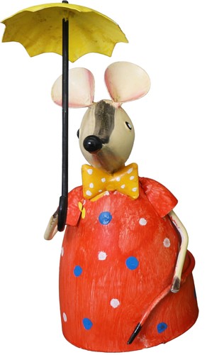 Zaunhocker maus mit - schirm,, 22