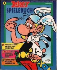 Asterix-Spielebuch 1: inkl. Bastelbogen + Kartenspiel (1. Auflage 1996) Z 2+