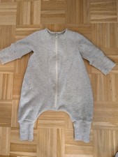 98/104 Babybox Kleinkindschlafsack mit Bein aus Wollwalk schlafsack Natur-beige