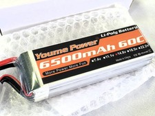}NEU{ RC Li-Po Akku 4S 14.8V 6500 mAh 60C Softcase Youme Power