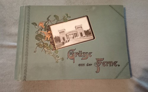 Altes postkartenalbum 1898 - postkartenalbum, um