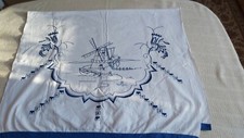 überhandtuch ziertuch blau - Überhandtuch,