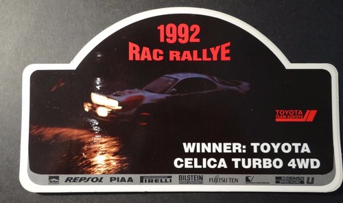 Werbe aufkleber toyota - toyota, celica
