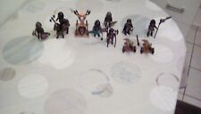 7 Playmobil Falken Raubritter grün Soldaten passend zu 4866