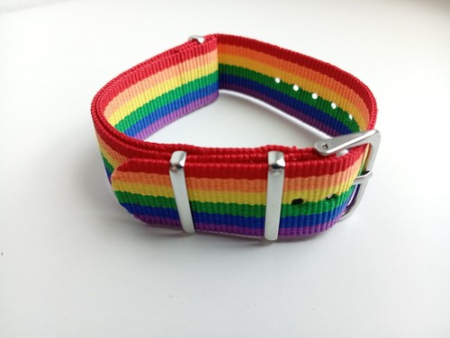 Armband regenbogen gewebt - regenbogen,,
