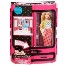 DMT57 Mattel Barbie Fashionistas Kleiderschrank, Neu und OVP