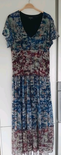 Desigual maxikleid mesh - maxikleid,
