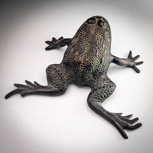 Bronze kröte skulptur deko - kröte,