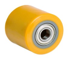 Polyurethan Rolle Rad Ø 82 x 50 bis 100 Hubwagenrolle Stahlkern Gabelrolle neu
