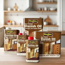 Rustins The Original Danish Oil, für alle Holzarten, natürliche Oberfläche alle Größen