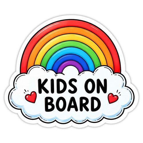 Kids board kinder im auto - on,