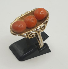 Ring Silber 800 Koralle