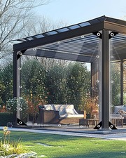 Plane Transparent mit Ösen