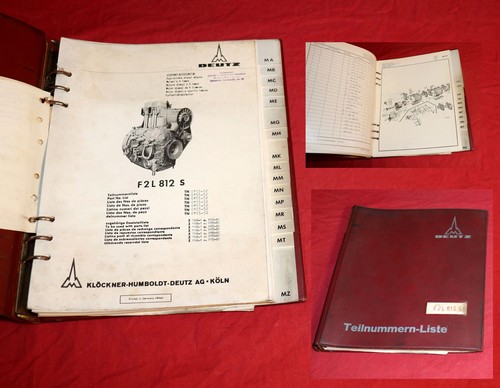 Ersatzteilliste deutz motor - motor, f