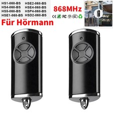 2* Für Hörmann Handsender HSE4 868 MHz BiSecur 4-Tasten Garagentor Fernbedienung