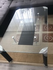 Couchtisch Glas Metall