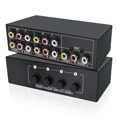 Xmsjsiy rca switch in 1 - switch,