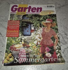 Gartenzeitung 7/1998 Sommer-Ideen Grillfest Rezepte Bewässerungstips Teichgräser