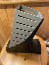 TUPPERWARE CHEF-SERIE PRO SILIKON MESSERBLOCK SCHWARZ GRAU Ohne Inhalt