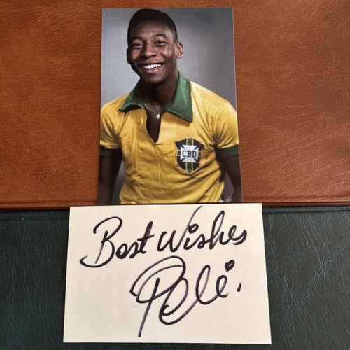 Pele original signed - (bf2),