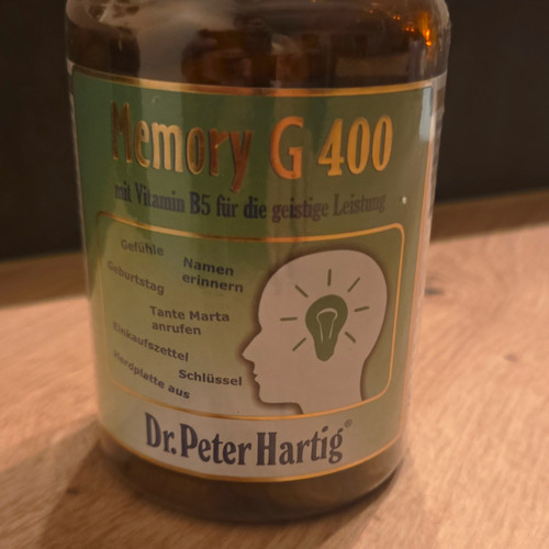 Peter hartig memory g 400 - peter,